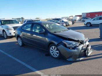  Salvage Toyota Corolla