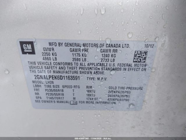 Chevrolet Equinox 2lt Image 3