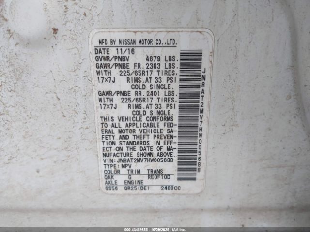 Nissan Rogue S Image 10