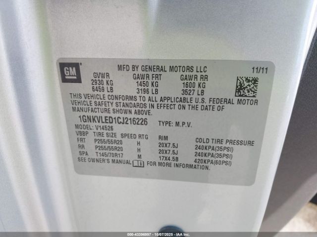 Chevrolet Traverse Ltz Image 5