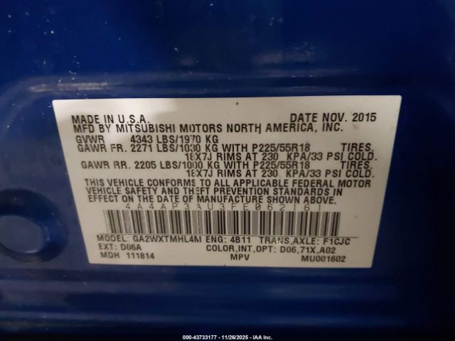 Mitsubishi Outlander Es Image 5